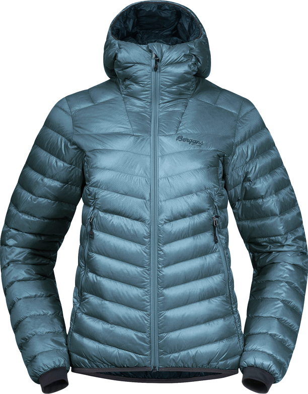 Women’s Senja Down Light Jacket With Hood Smoke Blue/Orion Blue