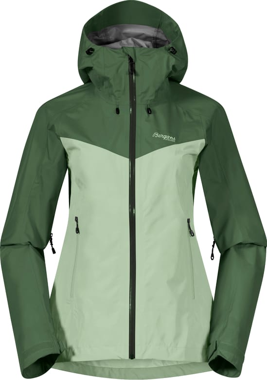 Bergans Women's Skar light 3L Shell Jacket Light Jade Green/Dark Jade Green