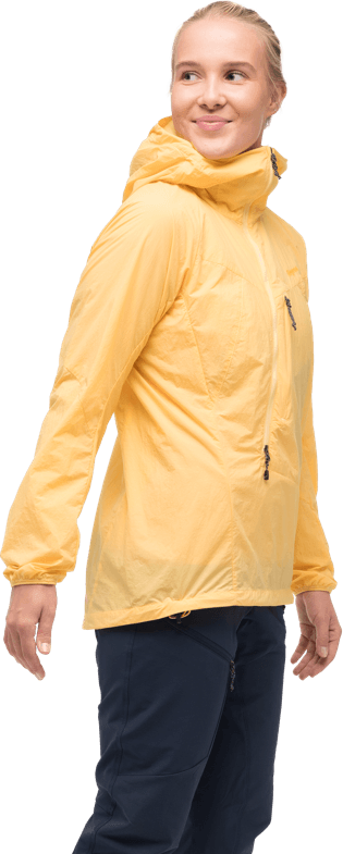 Bergans Women's Tind Windbreaker Anorak Buttercup Yellow Bergans