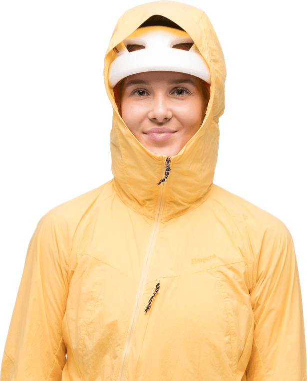 Bergans Women's Tind Windbreaker Anorak Buttercup Yellow Bergans