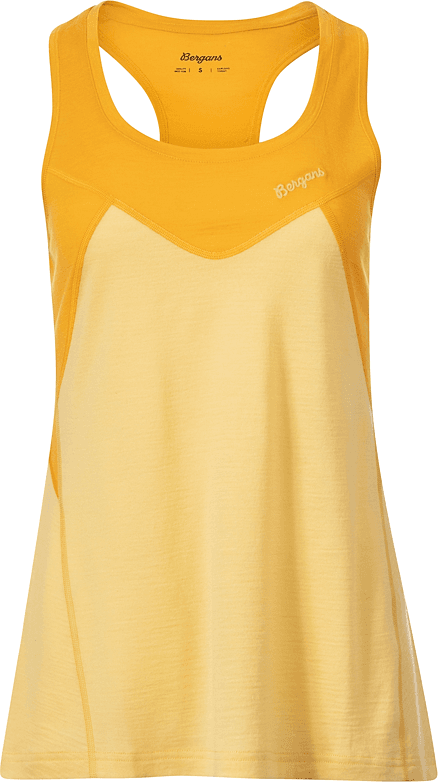 Bergans Women's Tind Wool Top  Buttercup Yellow/Marigold Yellow Bergans