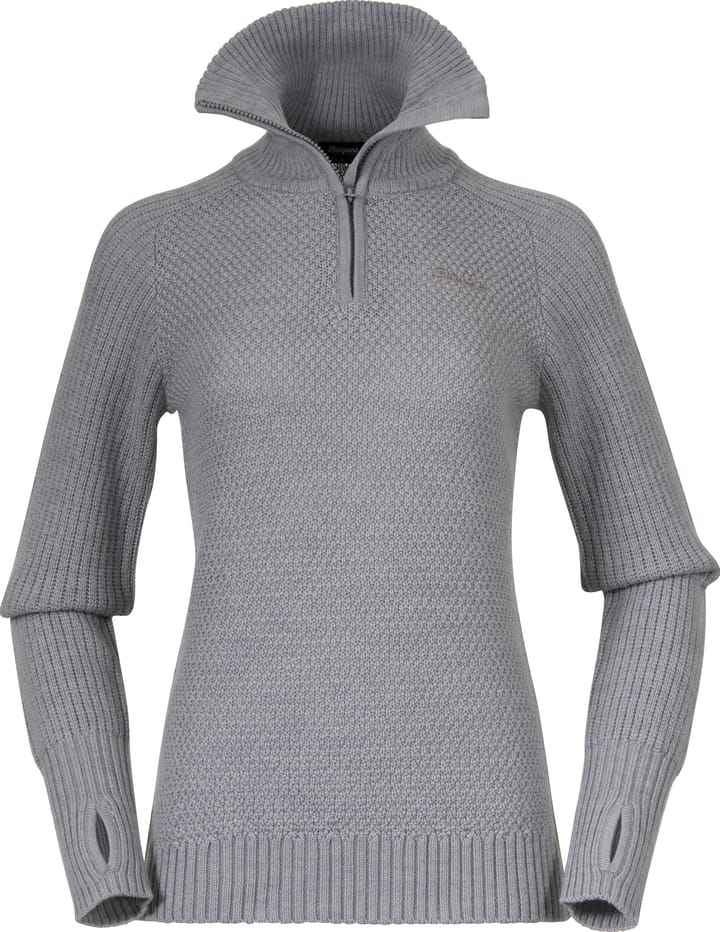 Bergans Women's Ulriken Jumper Magnesium Grey Bergans