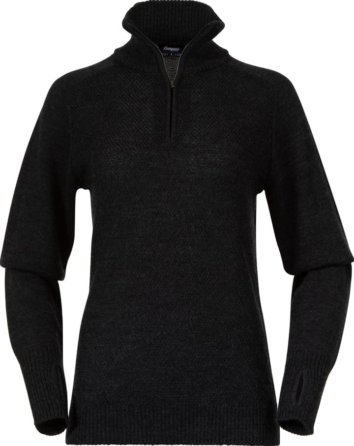 Bergans Women's Ulriken Light Merino Jumper  Dark Shadow Grey Bergans