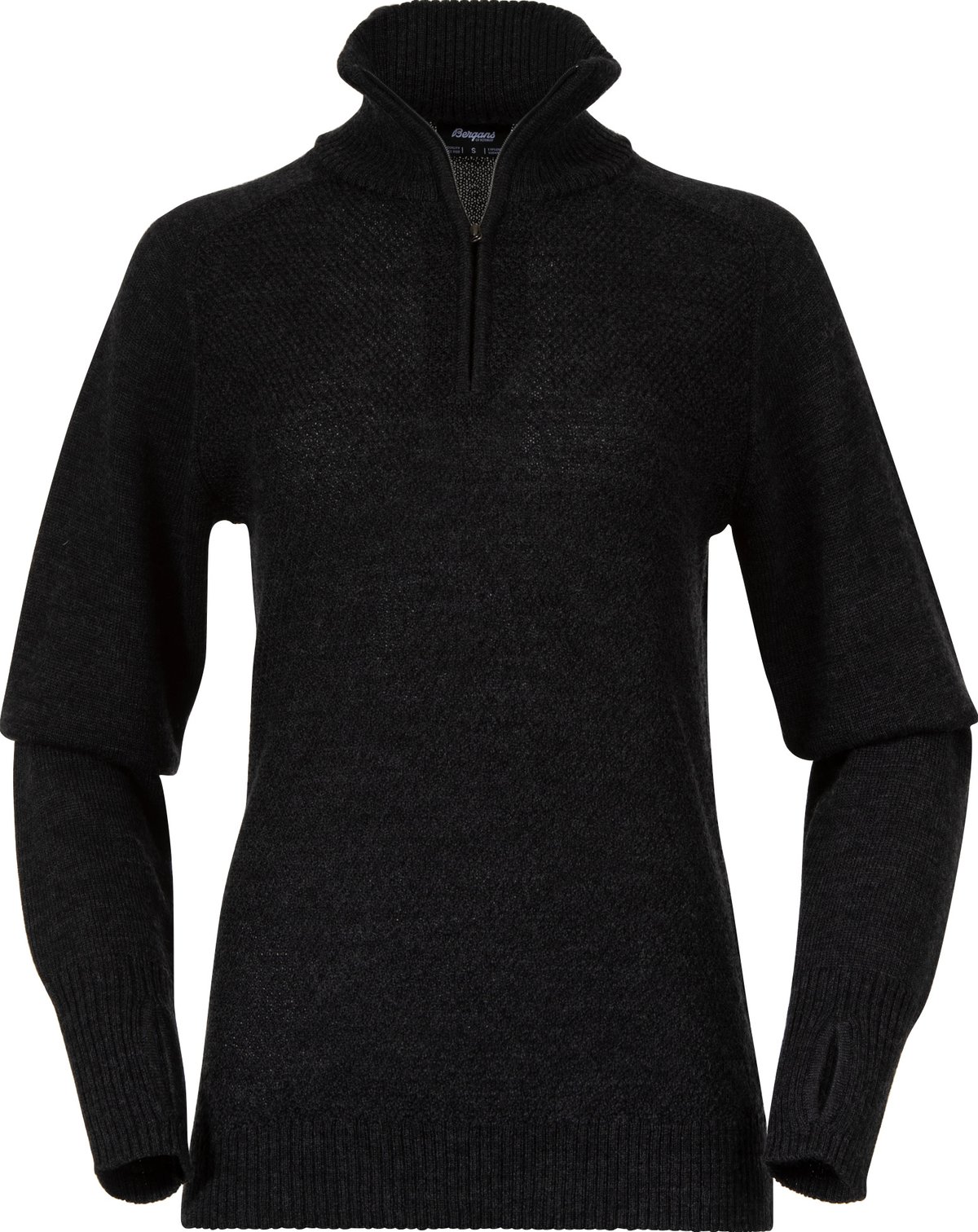 Bergans Women's Ulriken Light Merino Jumper Dark Shadow Grey