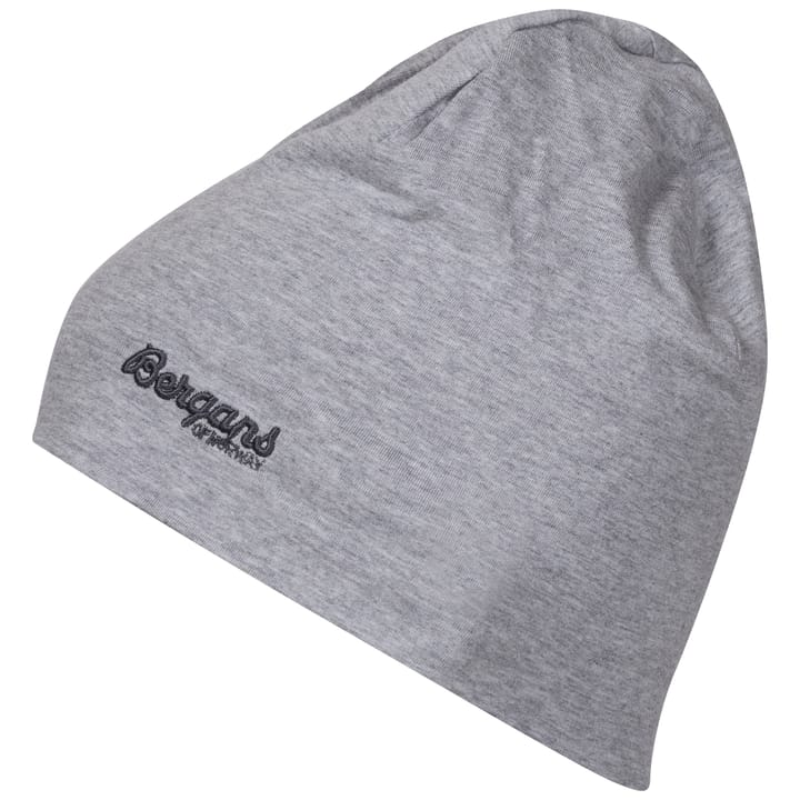 Bergans Juniors' Cotton Beanie Grey Melange Bergans