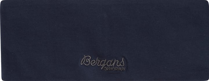 Bergans Junors' Cotton Headband Navy Blue/Solid Dark Grey Bergans
