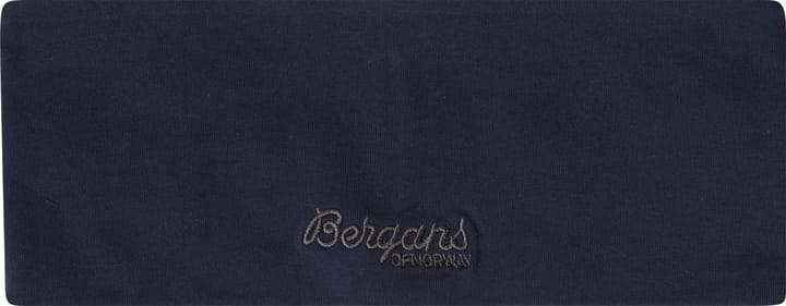 Junors' Cotton Headband Navy Blue/Solid Dark Grey Bergans