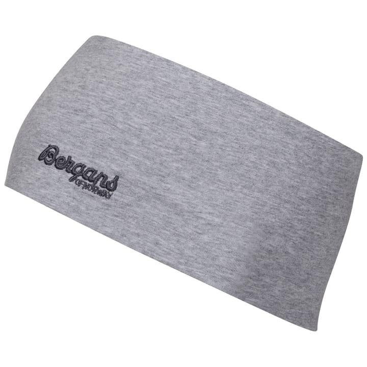 Bergans Junors' Cotton Headband Grey Melange Bergans