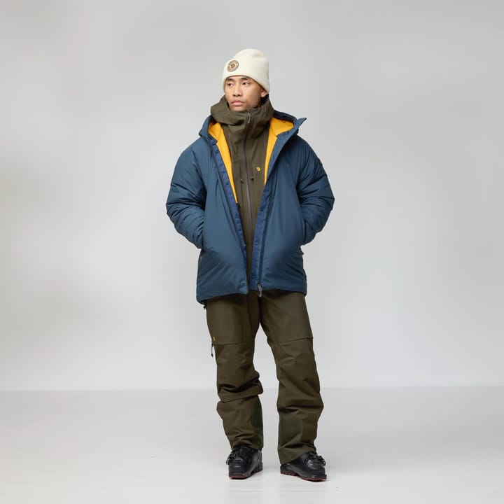 Fjällräven Men's Bergtagen 130 Insulation Jacket Mountain Blue/Mustard Yellow Fjällräven