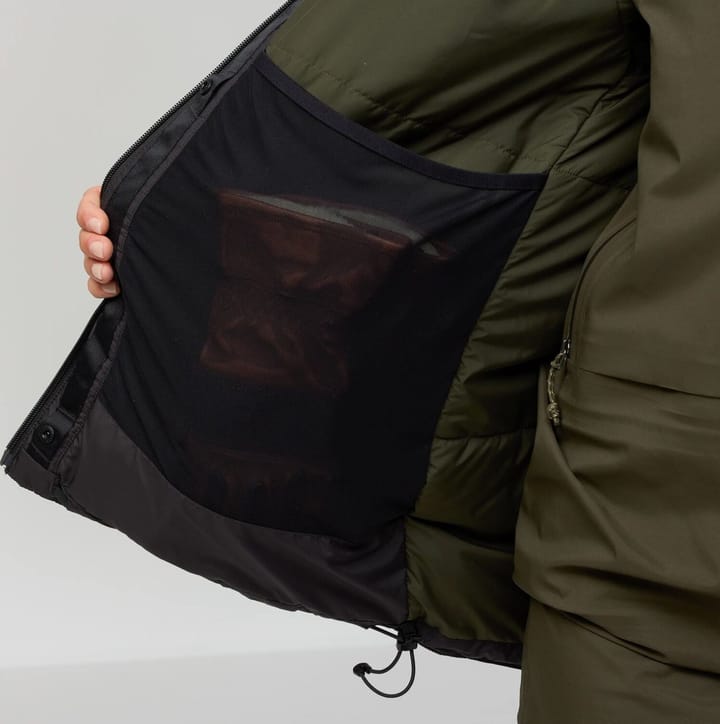 Fjällräven Bergtagen 130 Insulation Jkt W Black-deep Forest Fjällräven