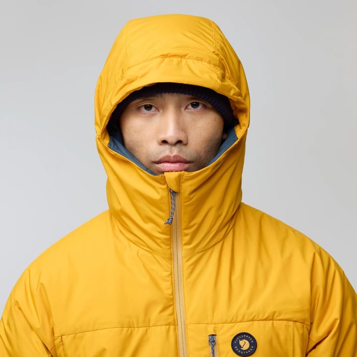 Fjällräven Men's Bergtagen 60 Insulation Jacket Mustard Yellow/Mountain Blue Fjällräven