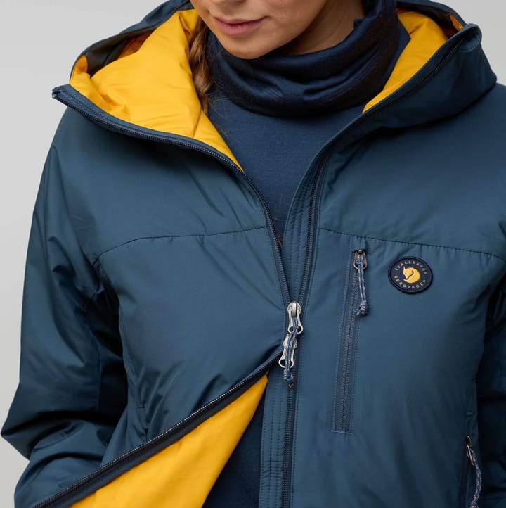 Fjällräven Bergtagen 60 Insulation Jkt W Mountain Blue-mustard Yellow Fjällräven