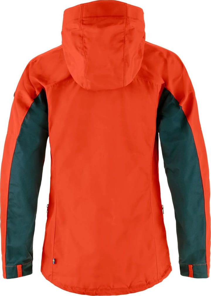 Fjällräven Bergtagen G-1000 Jacket W Flame Orange-mountain Blue Fjällräven Fjällräven Bergtagen G-1000 Jacket W Flame Orange-mountain Blue Fjällräven