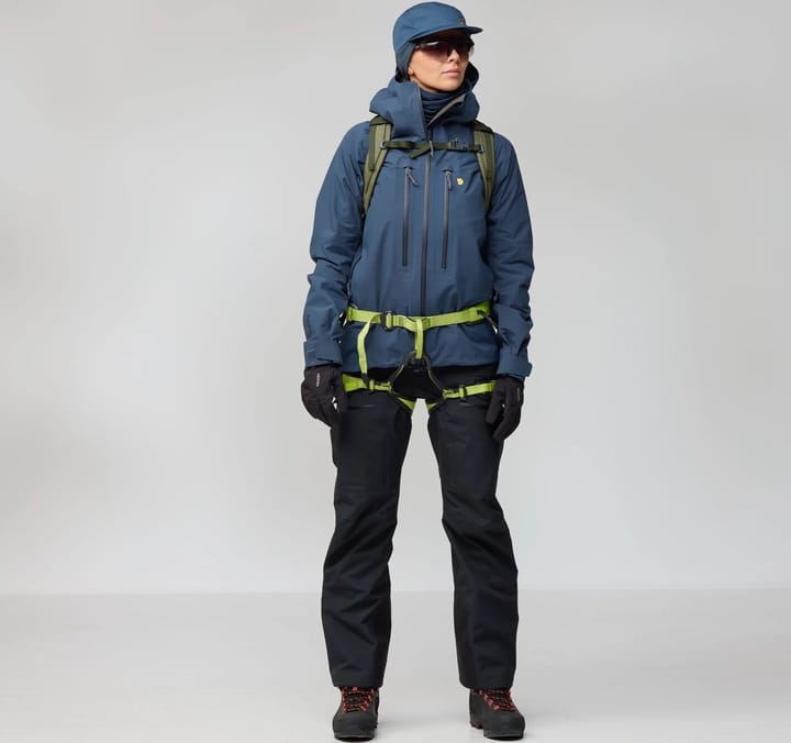 Fjällräven Women's Bergtagen GORE-TEX Pro Trousers Mountain Blue Fjällräven