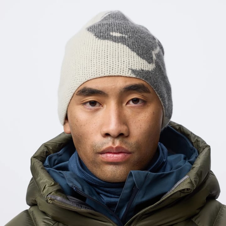 Fjällräven Bergtagen Jacquard Beanie Chalk White/Grey Fjällräven
