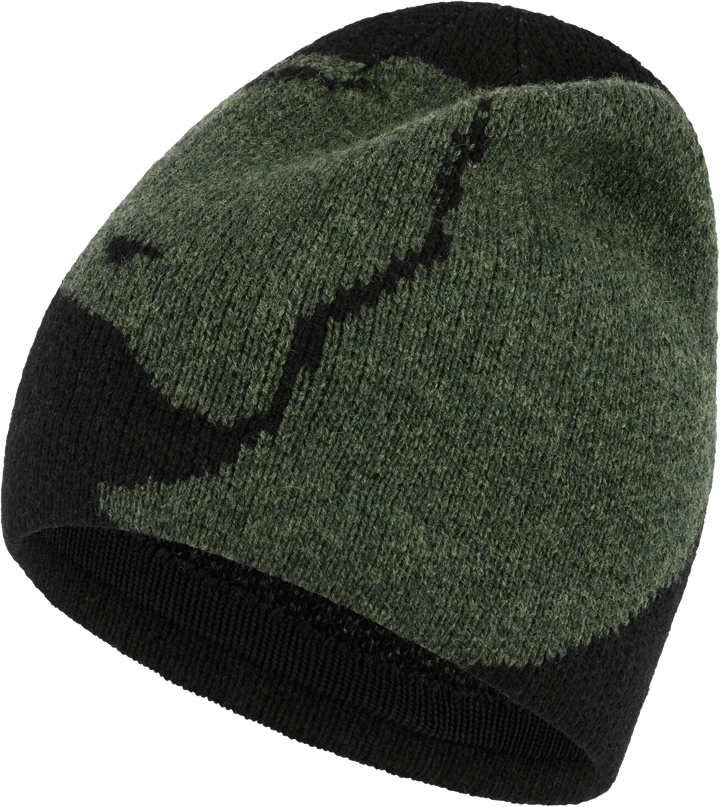 Fjällräven Bergtagen Jacquard Beanie Black/Deep Forest Fjällräven