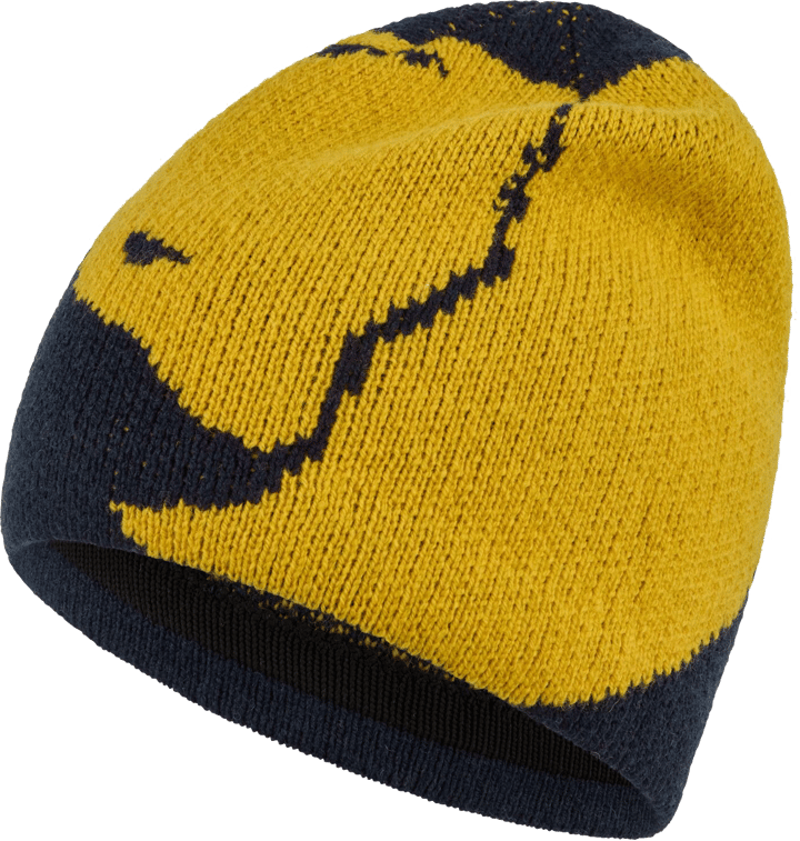 Fjällräven Bergtagen Jacquard Beanie Dark Navy/Mustard Yellow Fjällräven