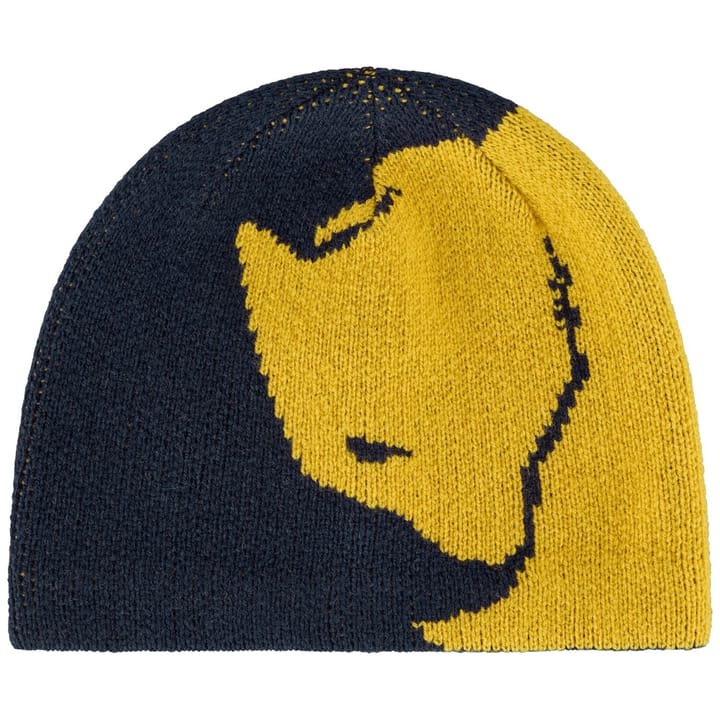 Fjällräven Bergtagen Jacquard Beanie Dark Navy-mustard Yellow Fjällräven