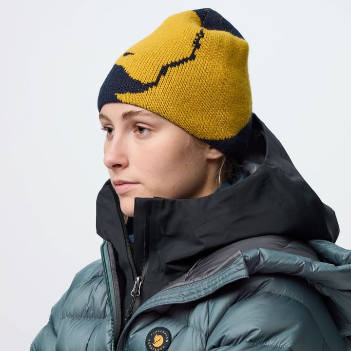 Fjällräven Bergtagen Jacquard Beanie Dark Navy/Mustard Yellow Fjällräven