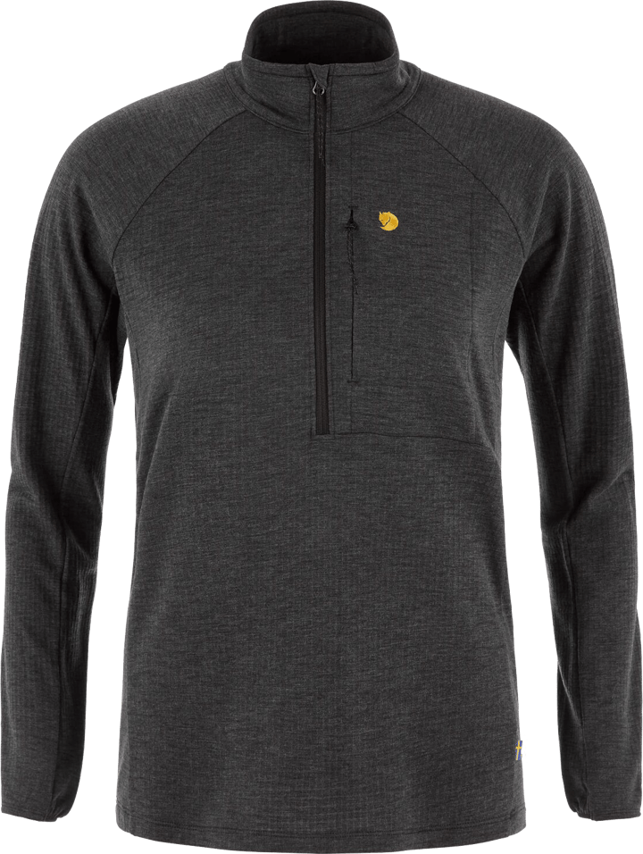 Fjällräven Men's Bergtagen Midlayer Half Zip Black Fjällräven