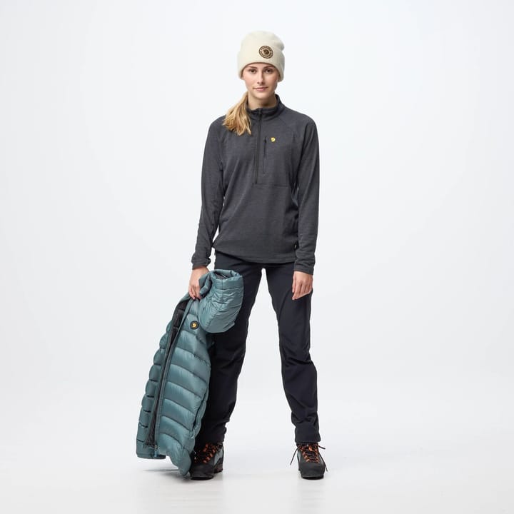 Fjällräven Men's Bergtagen Midlayer Half Zip Black Fjällräven