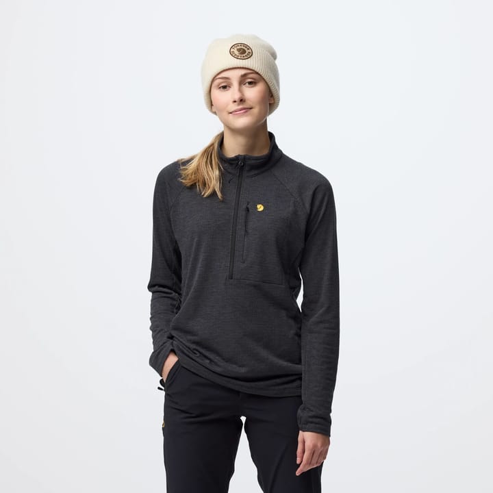 Fjällräven Men's Bergtagen Midlayer Half Zip Black Fjällräven