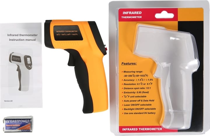 Bertello Non-Contact Infrared Thermometer Nocolour Bertello