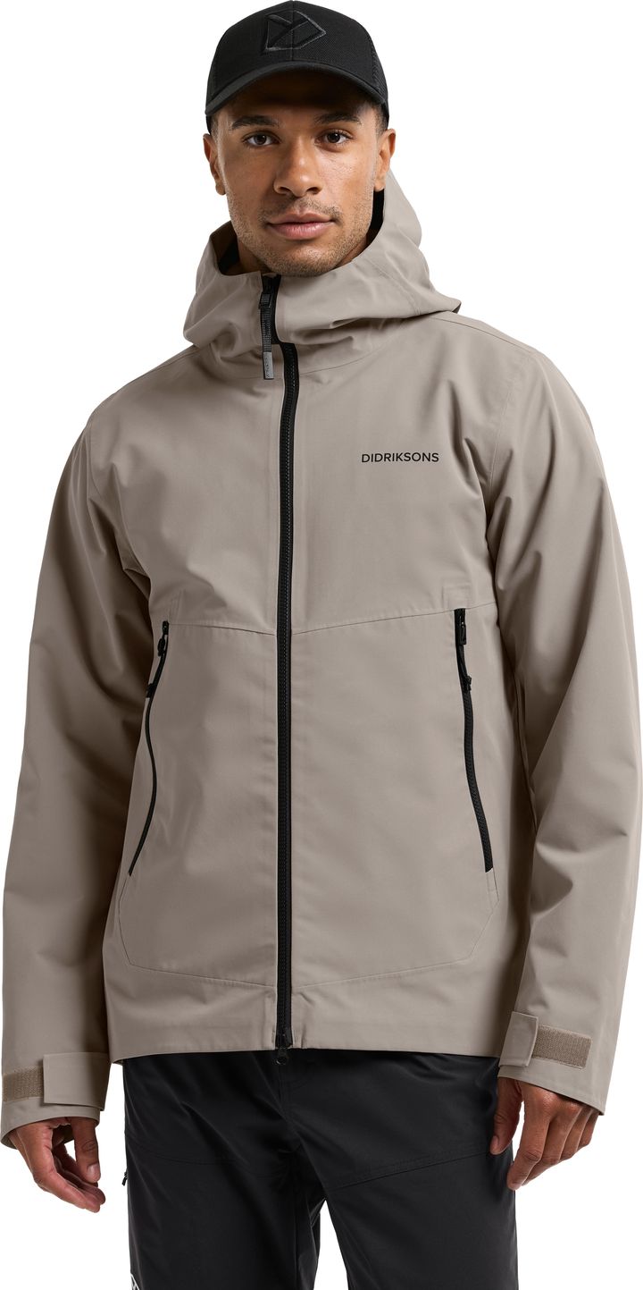 Didriksons Men's Biak Jacket Ash Brown Didriksons