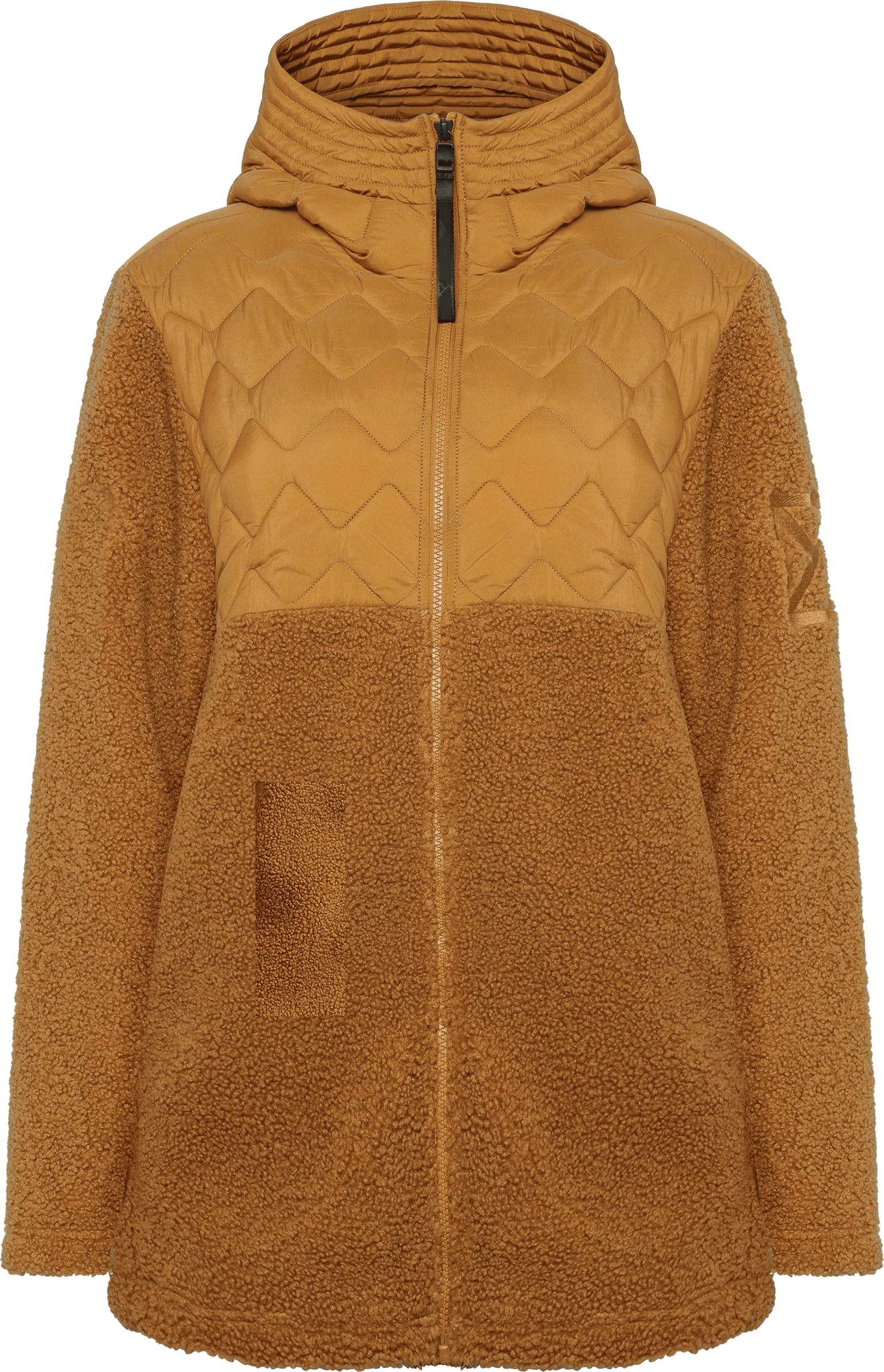 Didriksons Women's Bibi Full Zip 2 Spice Brown