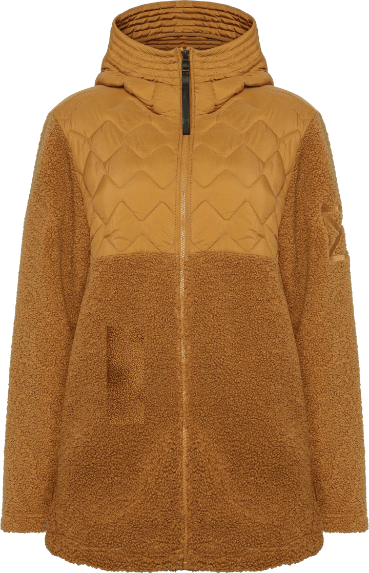 Didriksons Women's Bibi Full Zip 2 Spice Brown Didriksons