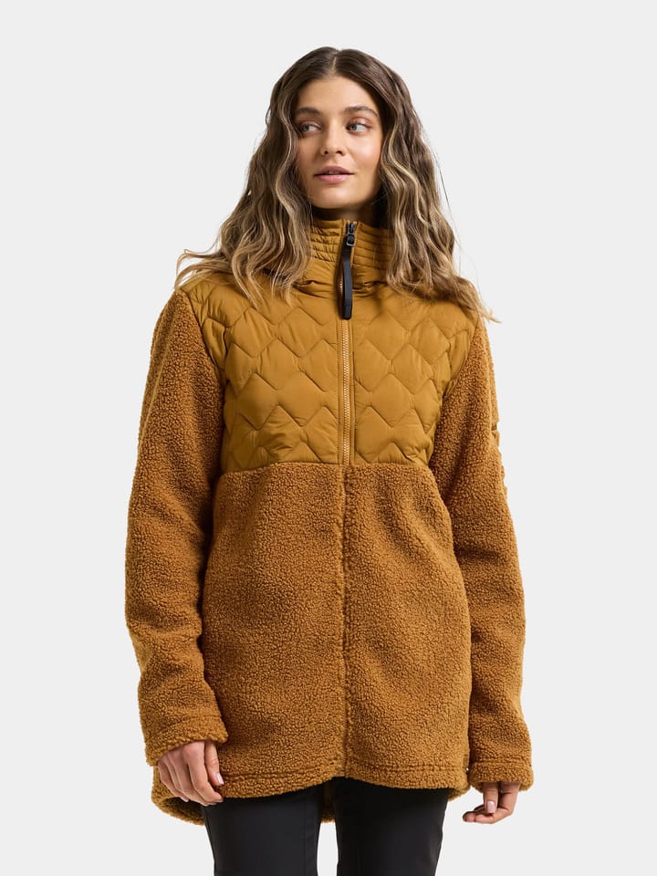 Didriksons Women's Bibi Full Zip 2 Spice Brown Didriksons