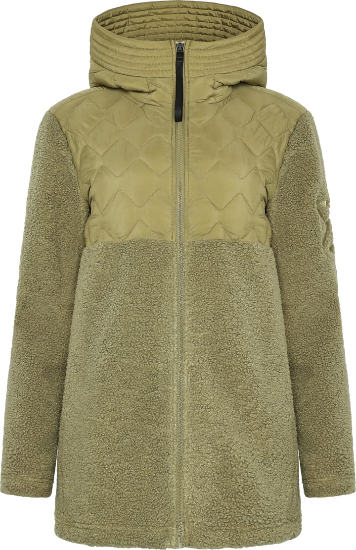 Didriksons Women's Bibi Full Zip 2 Olive Green Didriksons