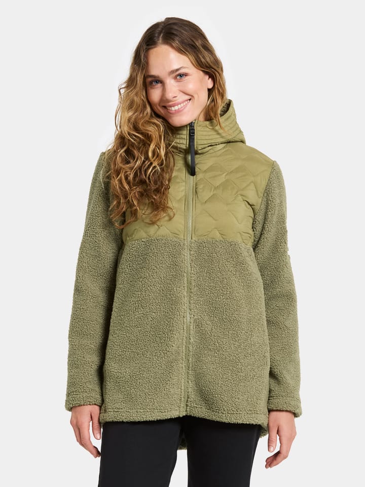 Didriksons Women's Bibi Full Zip 2 Olive Green Didriksons