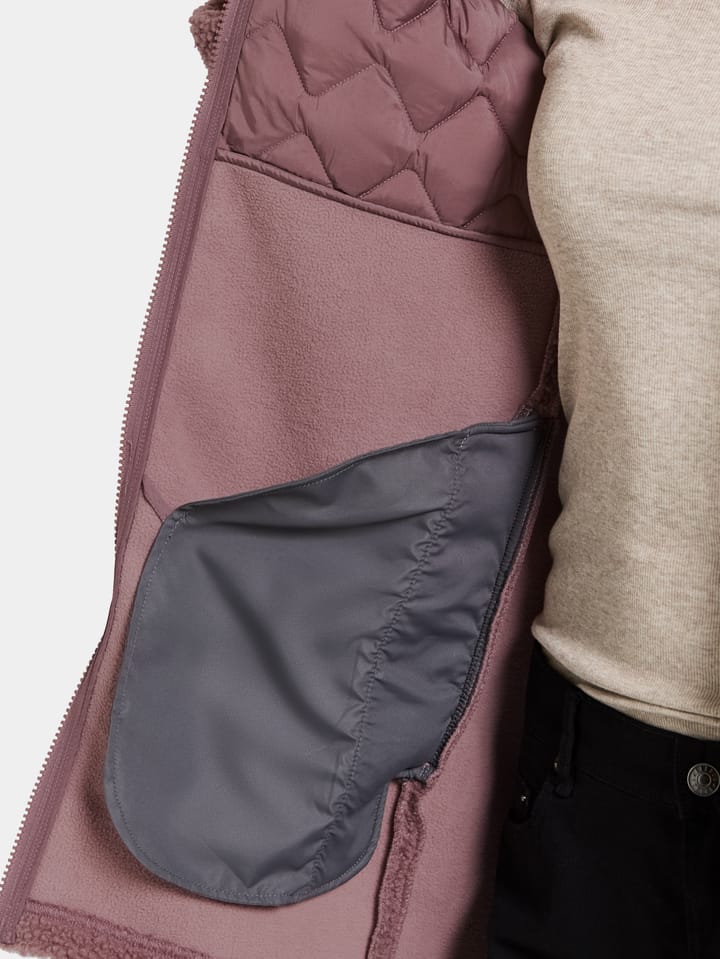 Didriksons Women's Bibi Full Zip 2 Faded Wine Didriksons
