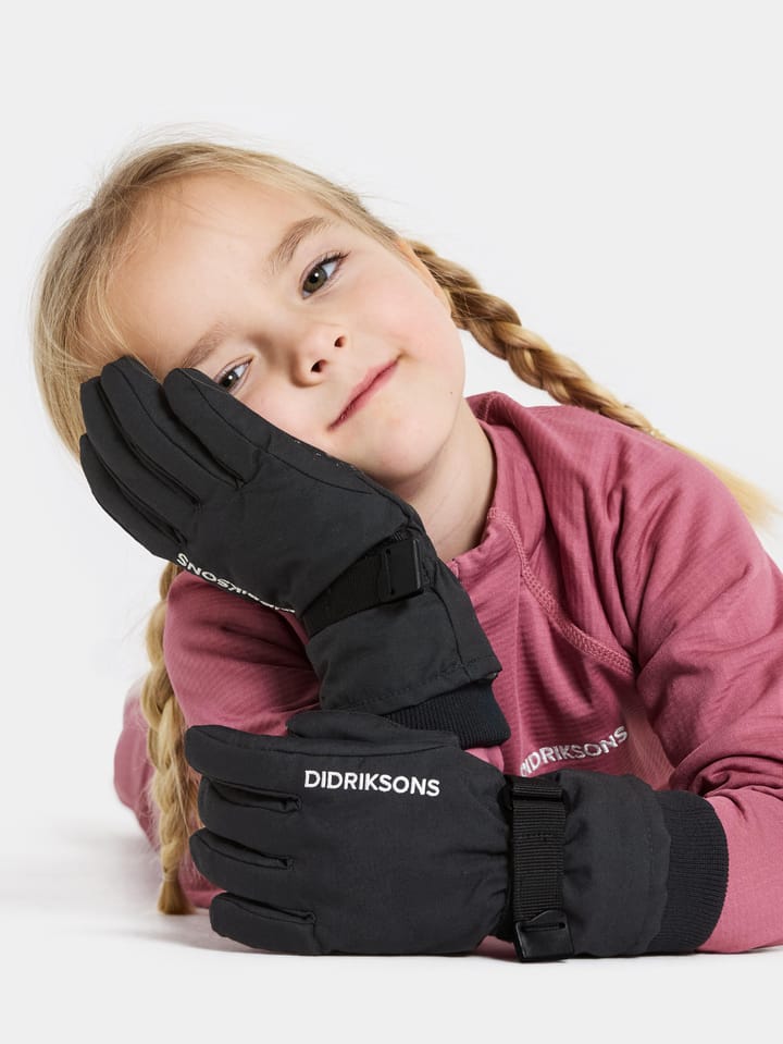 Didriksons Kids' Biggles Gloves Black Didriksons