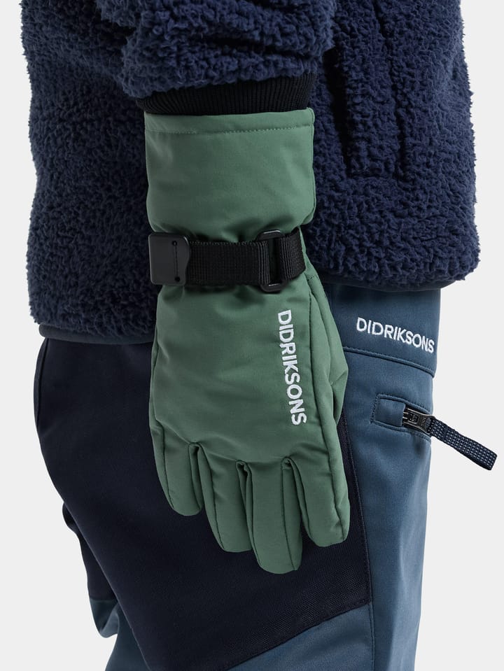 Didriksons Kids' Biggles Gloves Dark Moss Didriksons