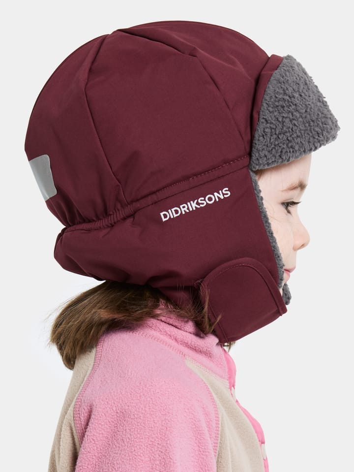 Didriksons Kids' Biggles Cap 6 Anemon Red Didriksons