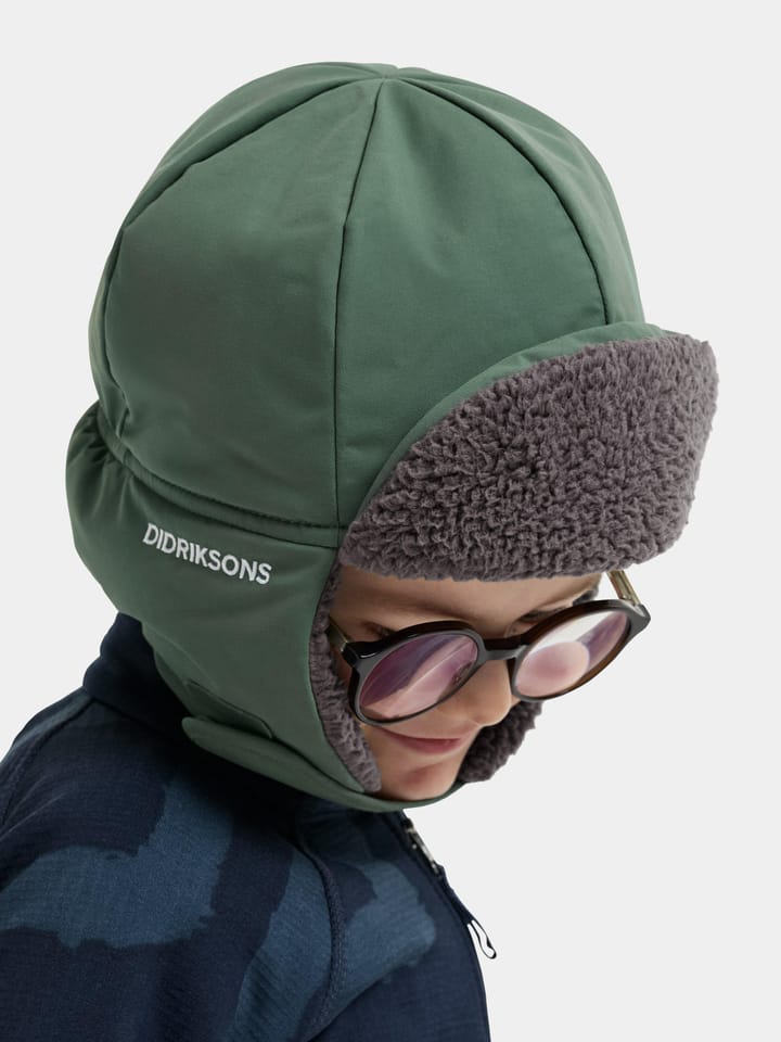 Didriksons Kids' Biggles Cap Dark Moss Didriksons