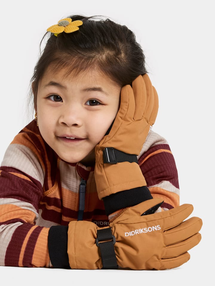 Didriksons Kids' Biggles Gloves 3 Almond Tree Didriksons