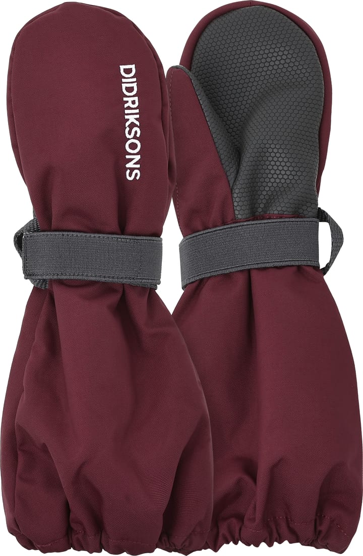 Didriksons Kids' Biggles Mitten 7 Anemon Red Didriksons