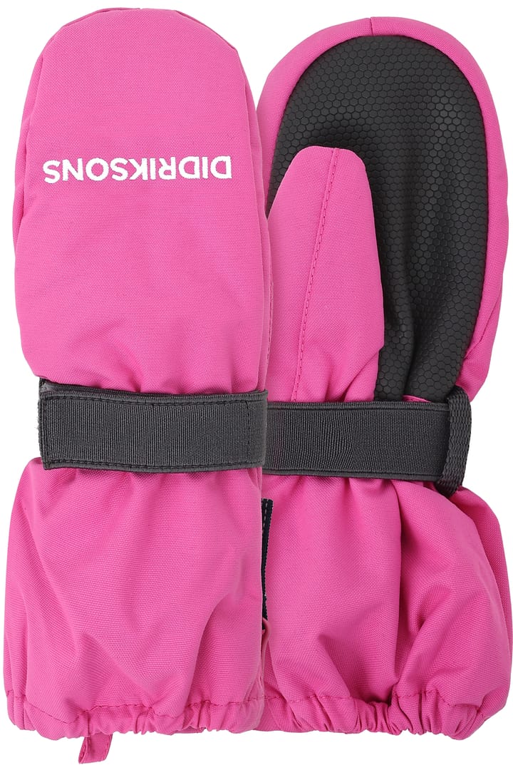 Didriksons Kids' Biggles Zip Mitten 8 Sweet Pink Didriksons