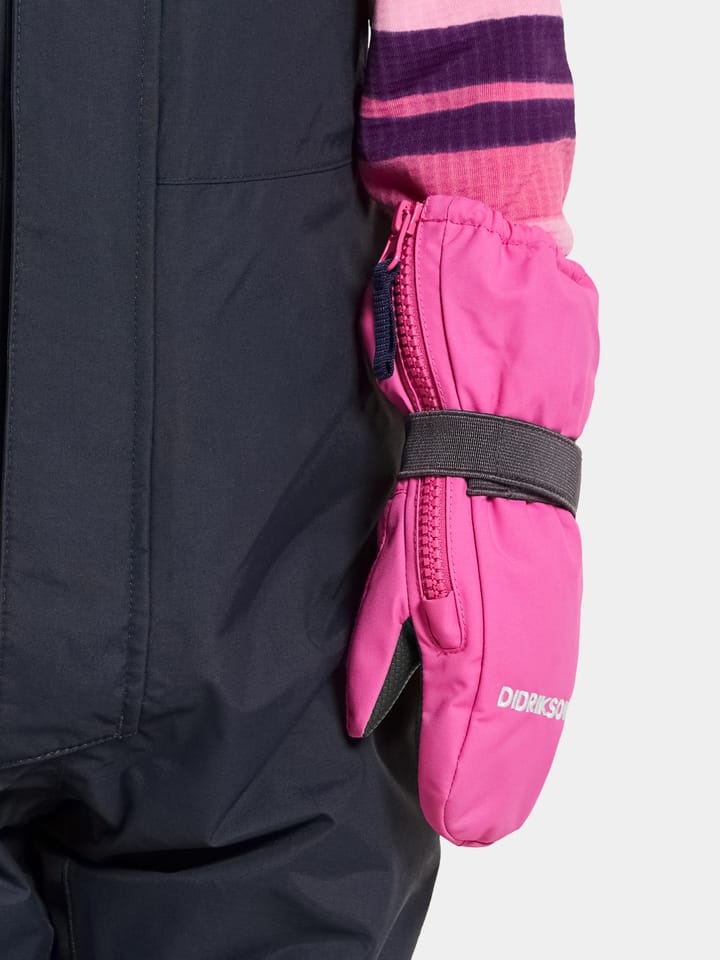 Didriksons Kids' Biggles Zip Mitten 8 Sweet Pink Didriksons Didriksons Kids' Biggles Zip Mitten 8 Sweet Pink Didriksons