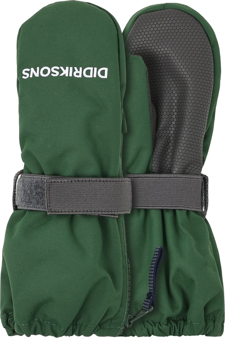 Didriksons Kids' Biggles Zip Mitten 8 Pine Green Didriksons