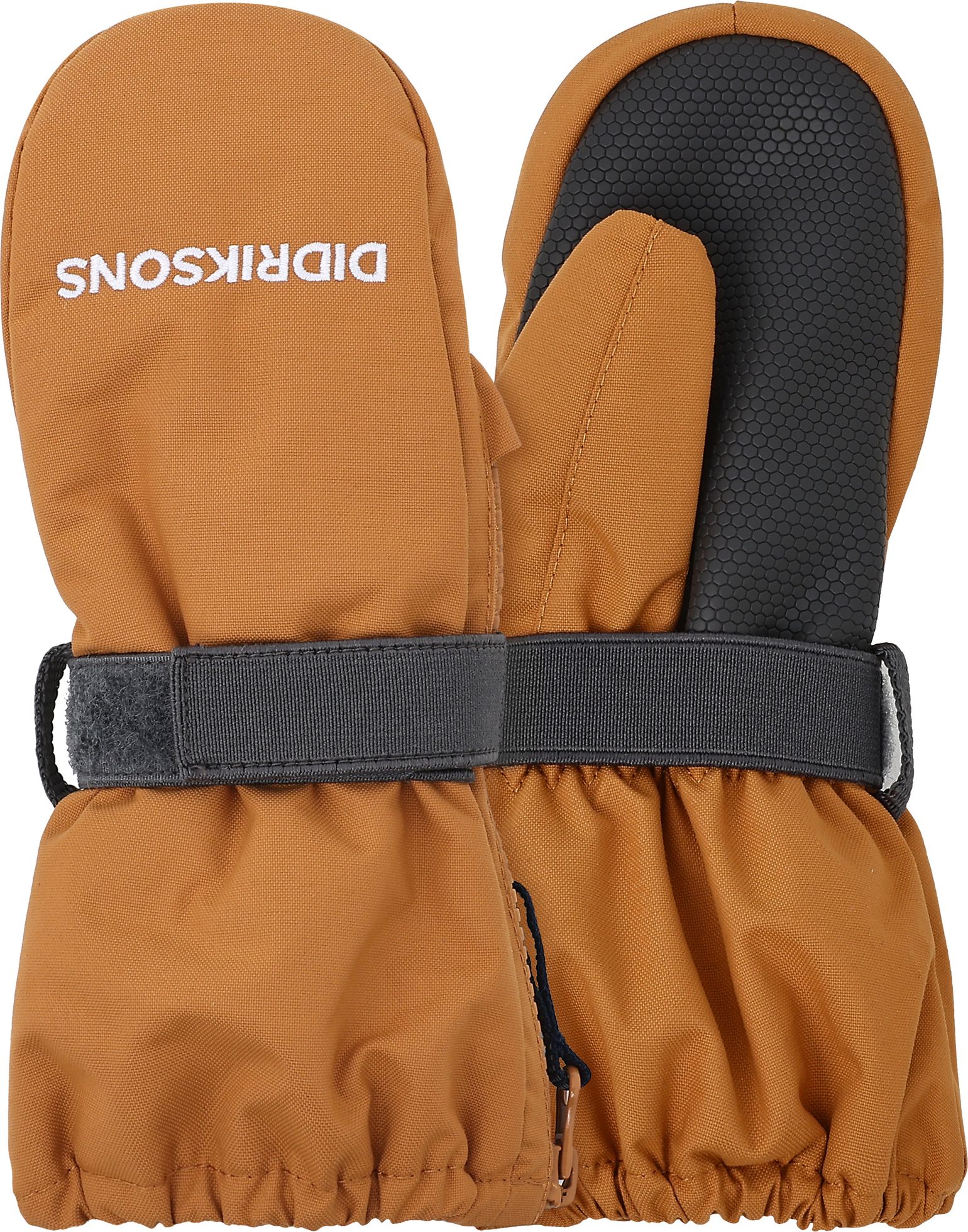 Didriksons Kids' Biggles Zip Mitten 8 Almond Tree