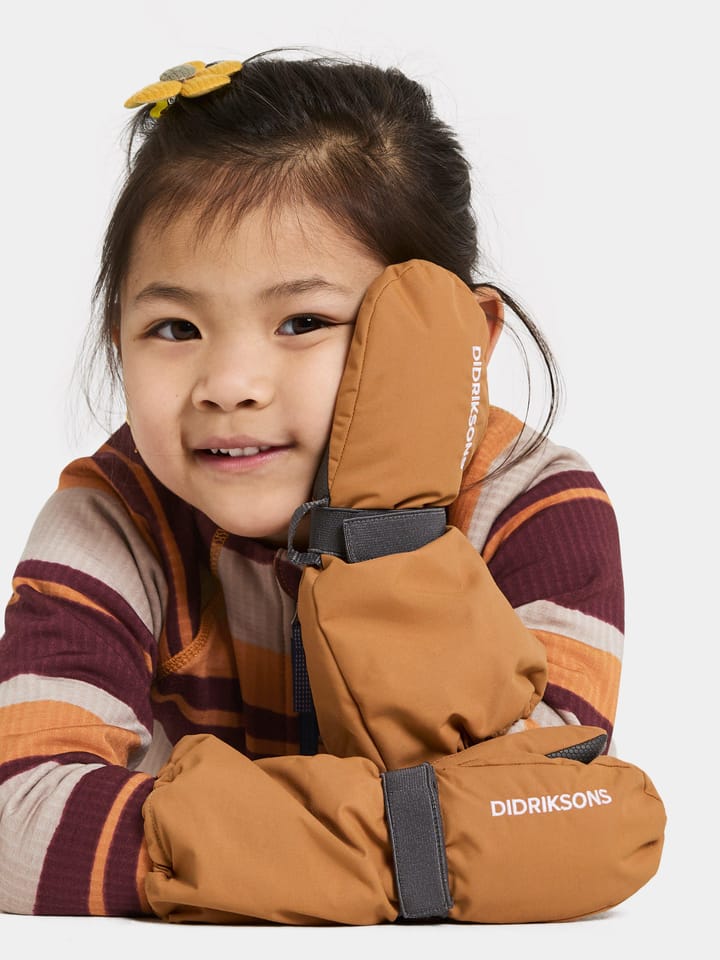 Didriksons Kids' Biggles Mittens Almond Tree Didriksons