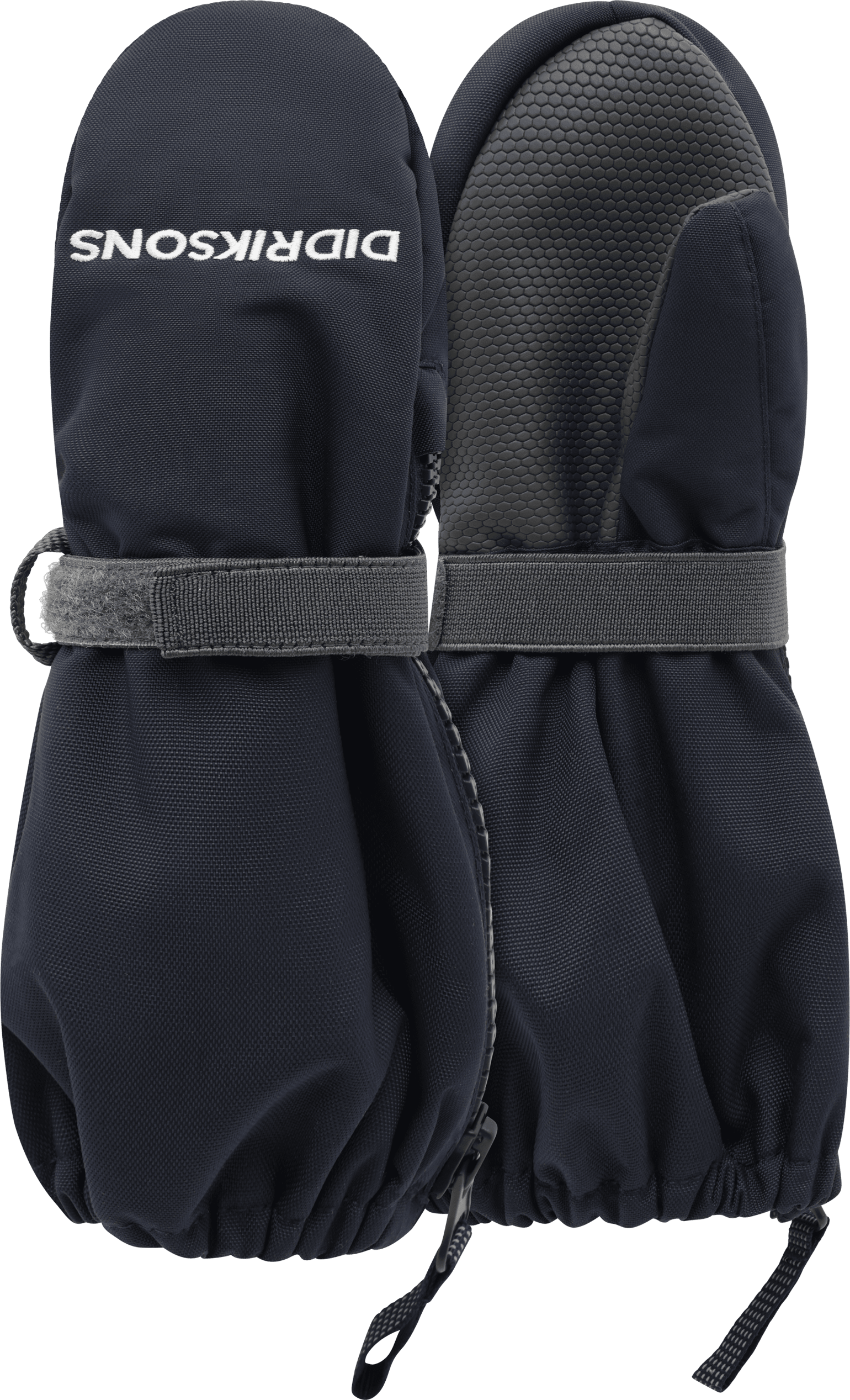 Didriksons Kids' Biggles Zip Mittens Navy