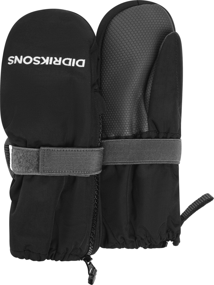 Didriksons Kids' Biggles Zip Mittens Black Didriksons