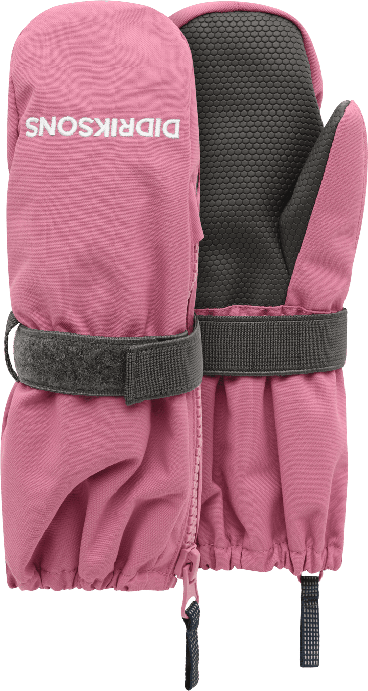 Didriksons Kids' Biggles Zip Mittens Heather Pink Didriksons