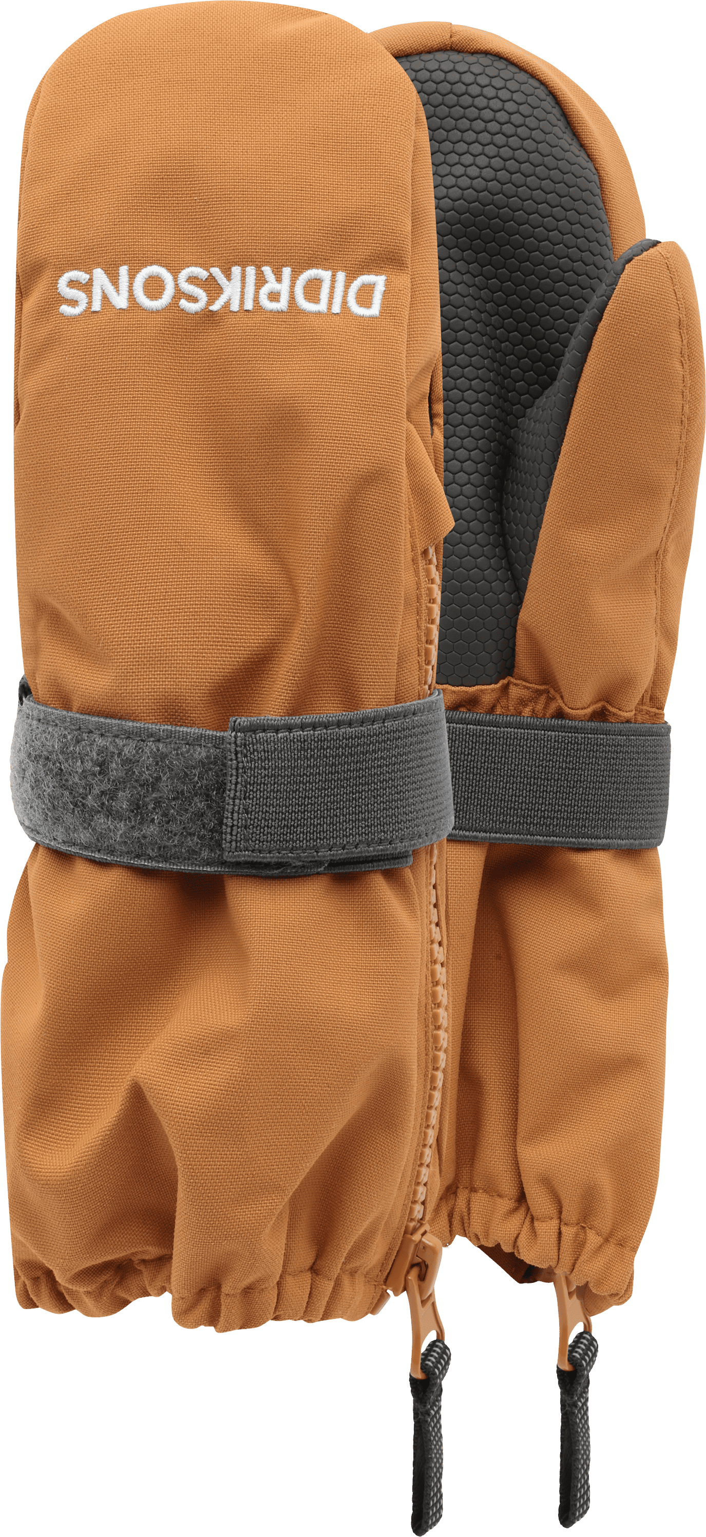 Didriksons Kids' Biggles Zip Mittens Almond Tree