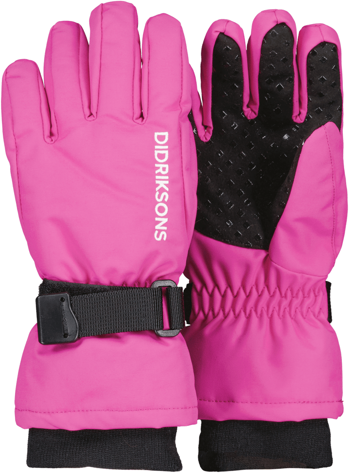 Didriksons Kids' Biggles Gloves 3 Plastic Pink Didriksons